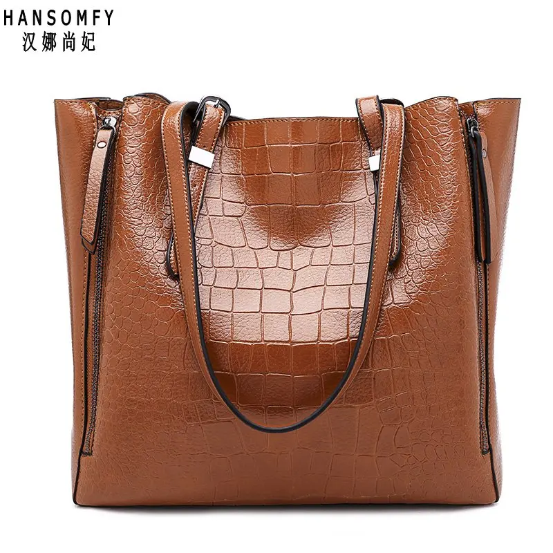 100% женские сумки из натуральной кожи 2019 Новое модное на одно плечо портативная