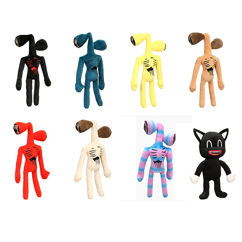 

38cm Anime Plushie Siren Head Plush Toy Movie Game Sirenhead Action Figure Horror Model Stuffed Doll Toys for Kids Birthday Gift