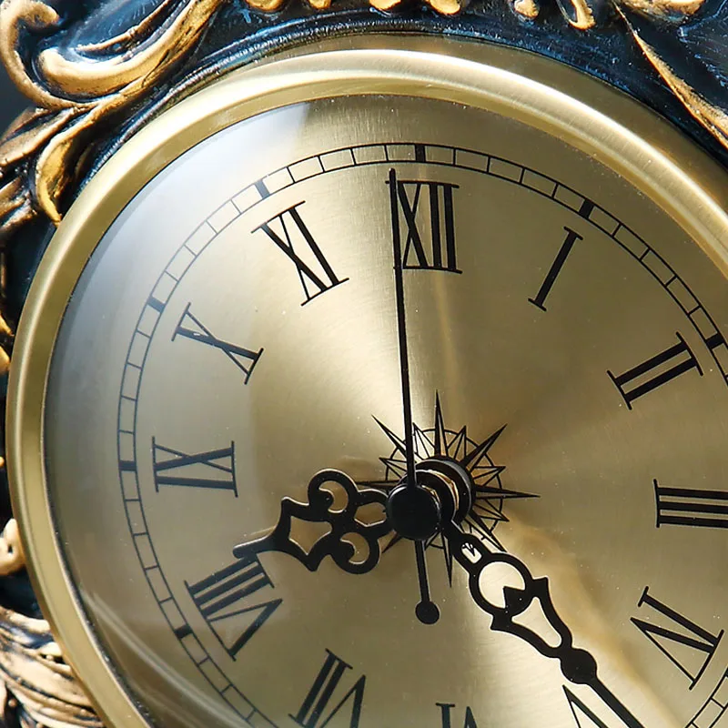 Европейские настольные часы в стиле ретро для гостиной домашний декор