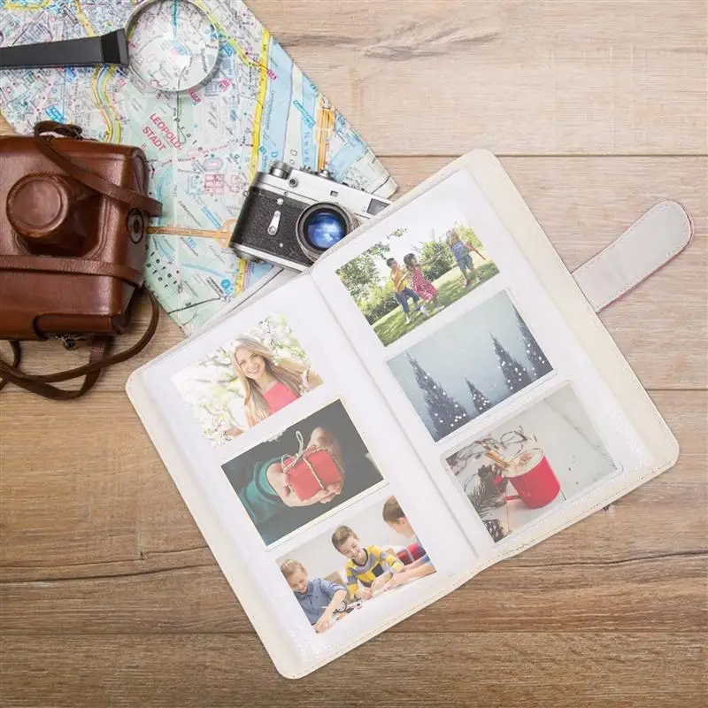 

1Pc Multipurpose Photo Album Compatible for Fujifilm Instax mini (Rosy)