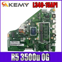 nm c101 for lenovo l340 15api laptop computer motherboard with cpu r5 3500u a 0g nm c101 fru 5b20s41809 ddr4 100 fully tested