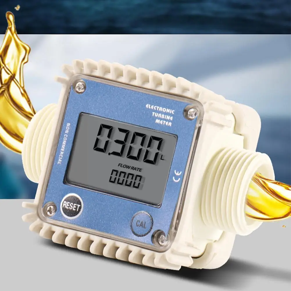 

1pc K24 Digital Oil Fuel Meter Gauge For Chemicals Liquid Water Ultrasonic Hot in Industrial Commercial J8F6