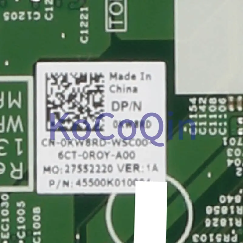 For DELL Inspiron 11 3000 3147 Core N3540 SR1YW Notebook Mainboard CN-0KW8RD 0KW8RD 13270-1 Laptop Motherboard DDR3 | Компьютеры и