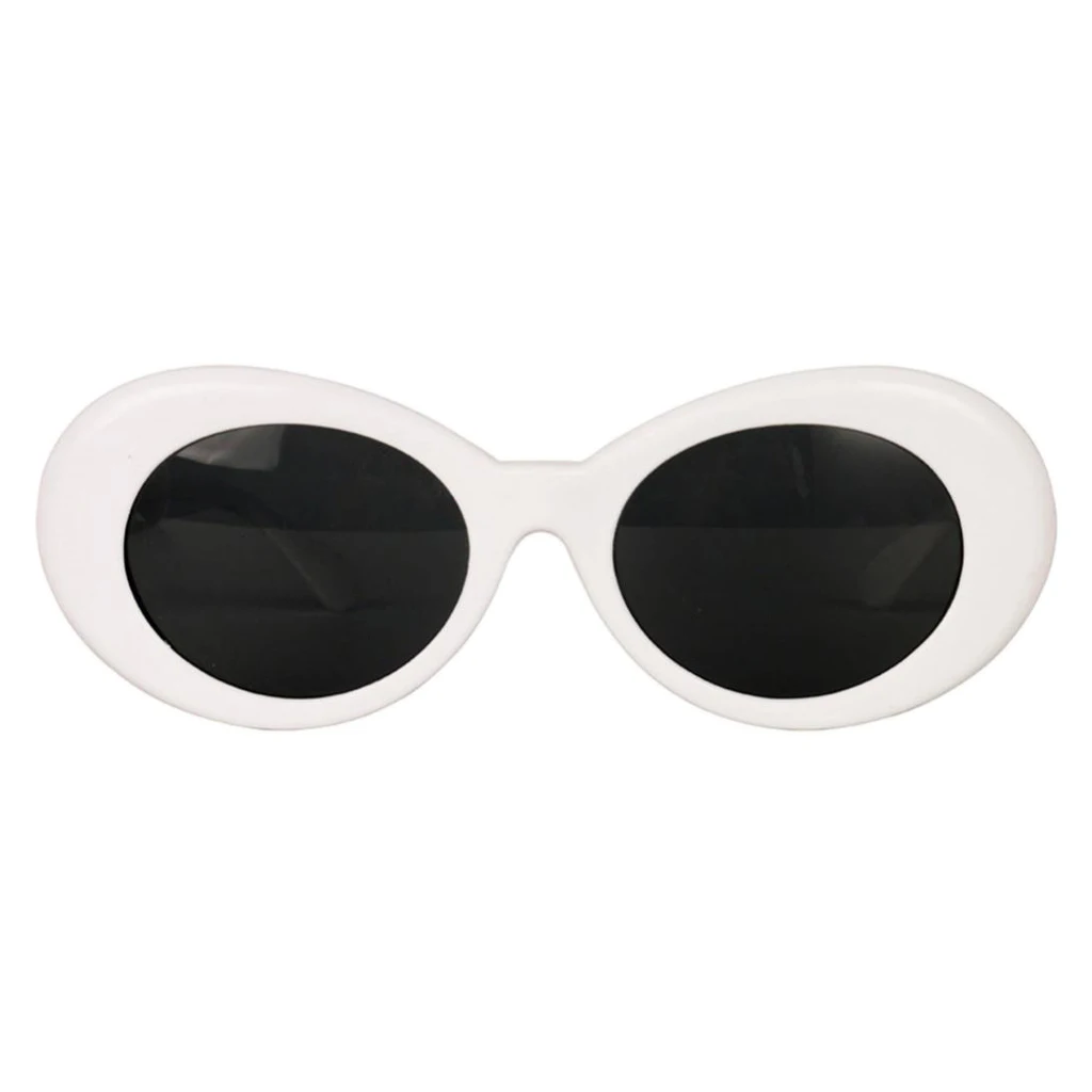 Pack of 2 Vintage Oval Clout Goggles  Glasses Novelty Cocktail Sunglasses Women Men
