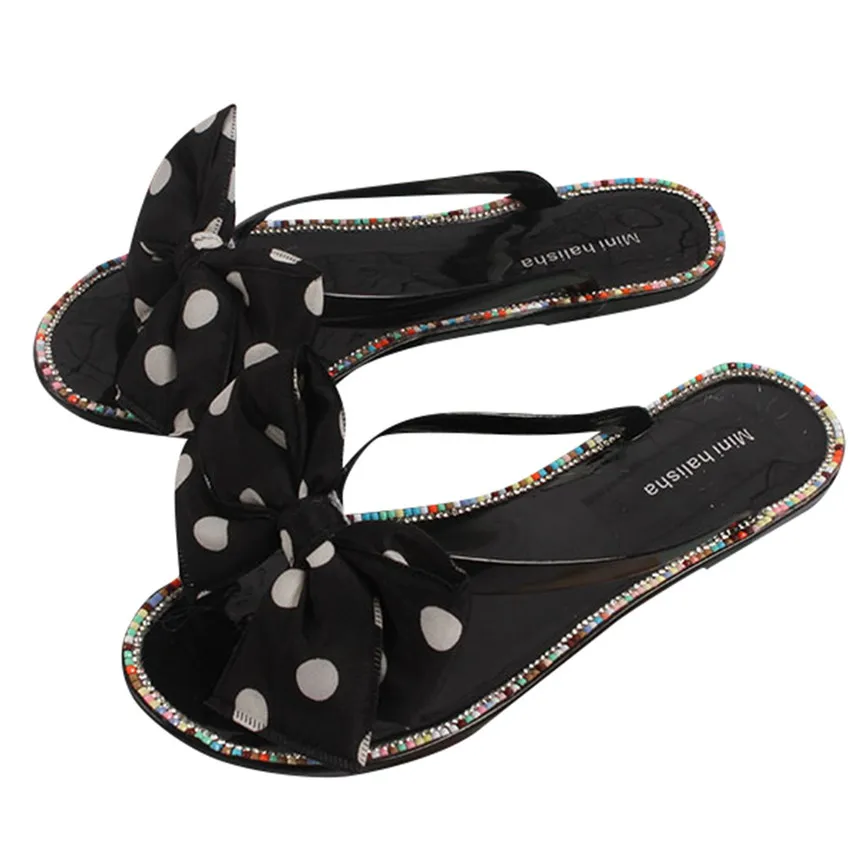 Красивая женская обувь пляжные летние женские шлепанцы с застежкой богемные