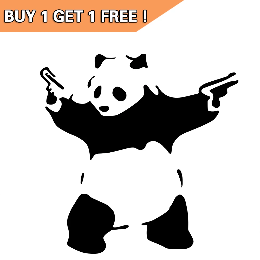 Купите 1 бесплатно! Забавная панда животные наклейка для автомобиля наклейки