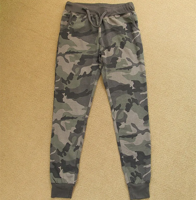 Брюки женские камуфляжные с эластичным поясом дышащие шаровары повседневная