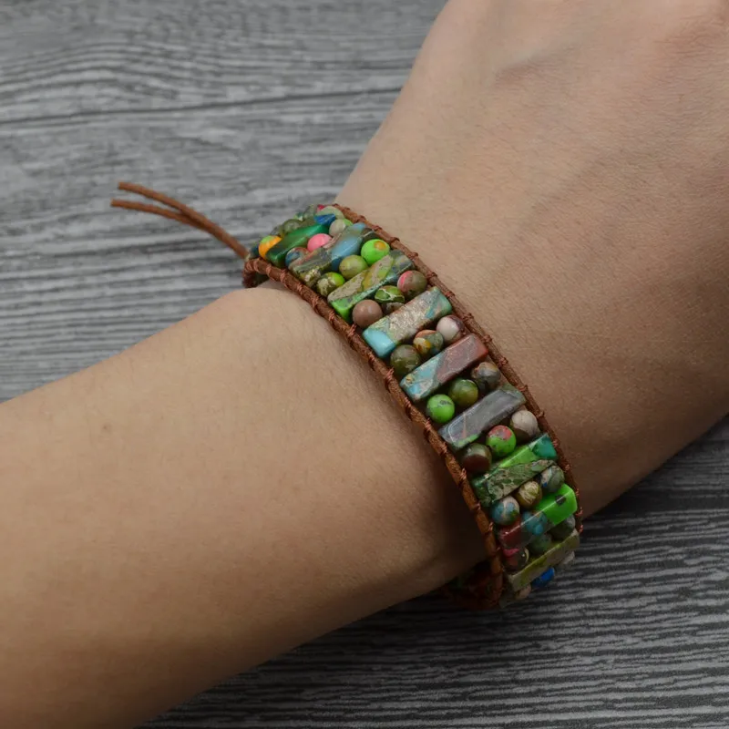 Браслет Древний натуральный Королевский камень агатовые бусы однослойный