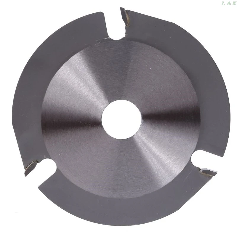 

Woodworking Blade for Angle Grinder Disc for Wood Carving Cutting Shaping with 3 Teeth 7/8'' Arbor 5 Inch 125mm