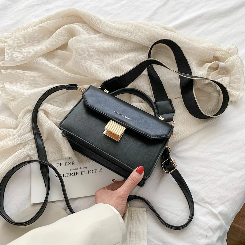 Новинка 2019 мини сумки женская модная Ретро сумка через плечо с широким плечевым