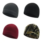 Флисовая спортивная шапка для улицы зимняя мужская шапка Рыбалка Велоспорт охота военные тактические облегающие ветрозащитные зимние теплые походные