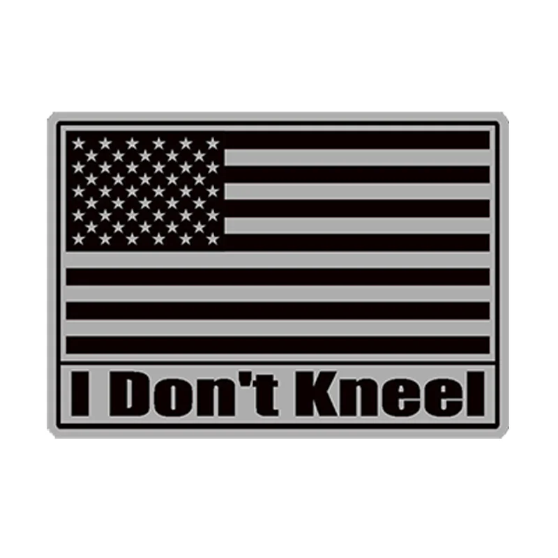 

Personalized I Don't Kneel USA American Flag Car Stickers and Decals Styling USA US Truck Laptop Graphic Car Sticker KK13*10cm