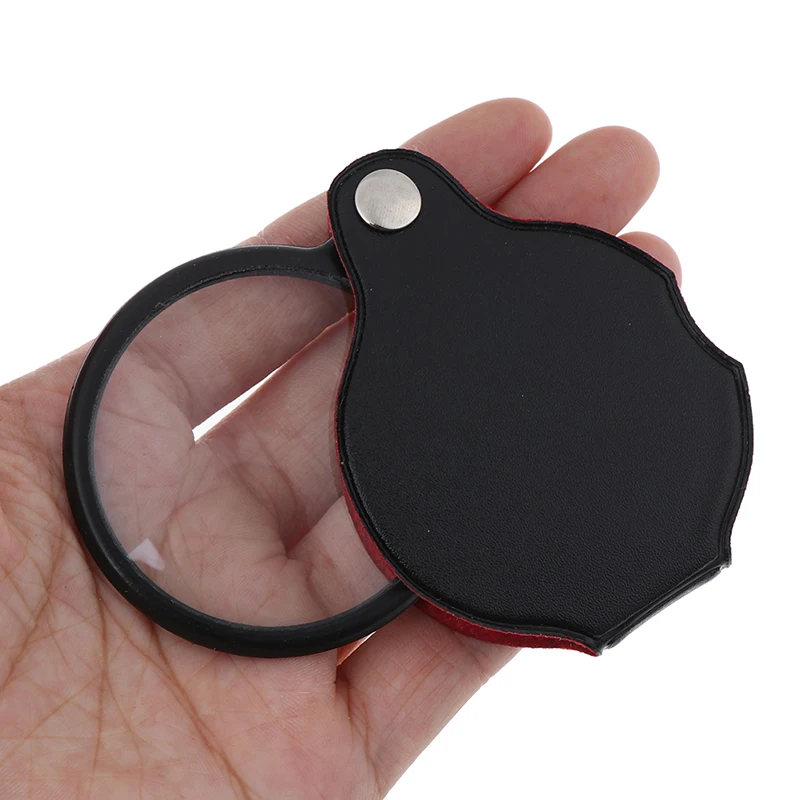 

1Pc High Quality Mini Pocket 8X 50mm Folding Jewelry Magnifier Magnifying Eye Glass Loupe Lens Tool Parts