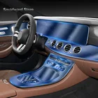 Для Mercedes Benz E-Class E300 E350 E450 2021автомобильная интерьерная центральная консоль прозрачная искусственная Защита от царапин аксессуары