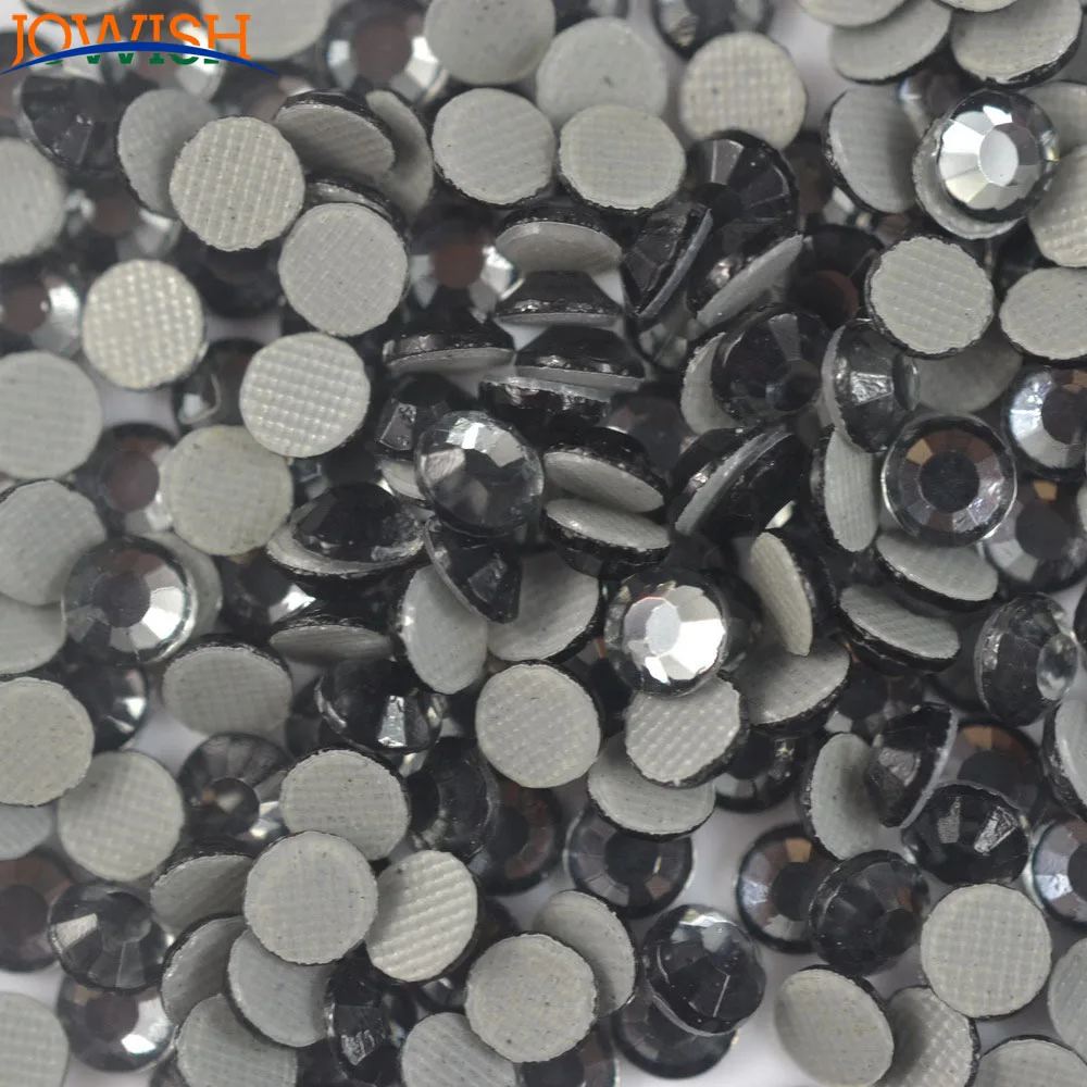 Черные бриллианты корейские стразы горячей фиксации оптовая продажа сумка