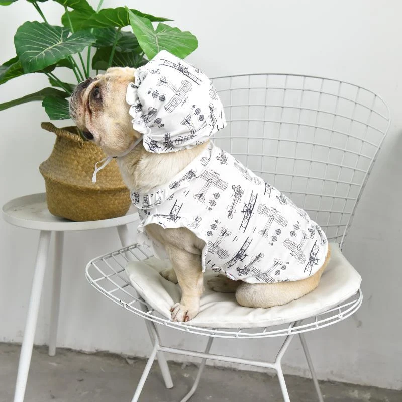 Летняя Пижама для собак жилет шляпа кепка собака щенок кошка одежда йоркширский