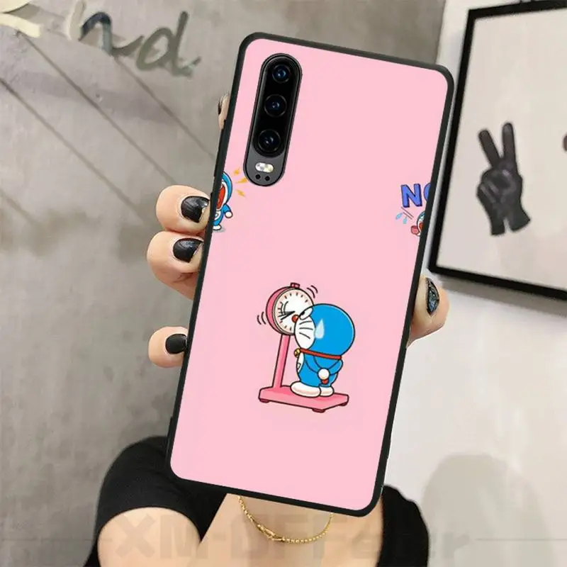 

Doraemon Kawaii Anime Case For Huawei P30 P20 P40 E Pro Lite P Smart Y8p Y6p Y7 2019 Cover Nova 5t Mate 10 20 30 Lite