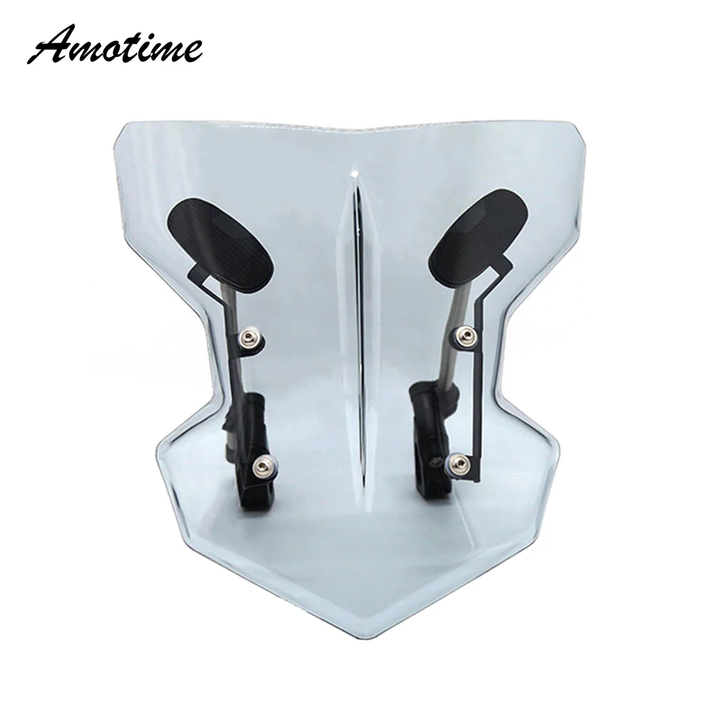 

Motorcycle Windscreen Windshield Universal For YAMAHA MT07 MT03 FZ1N FZ6N FZ8N For HONDA CB650F For Duke 690 For HONDA CB650F