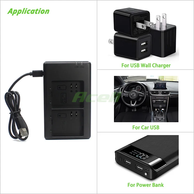 A-4a Двухканальное зарядное устройство для Arlo Ultra / Pro 3 2 беспроводные камеры