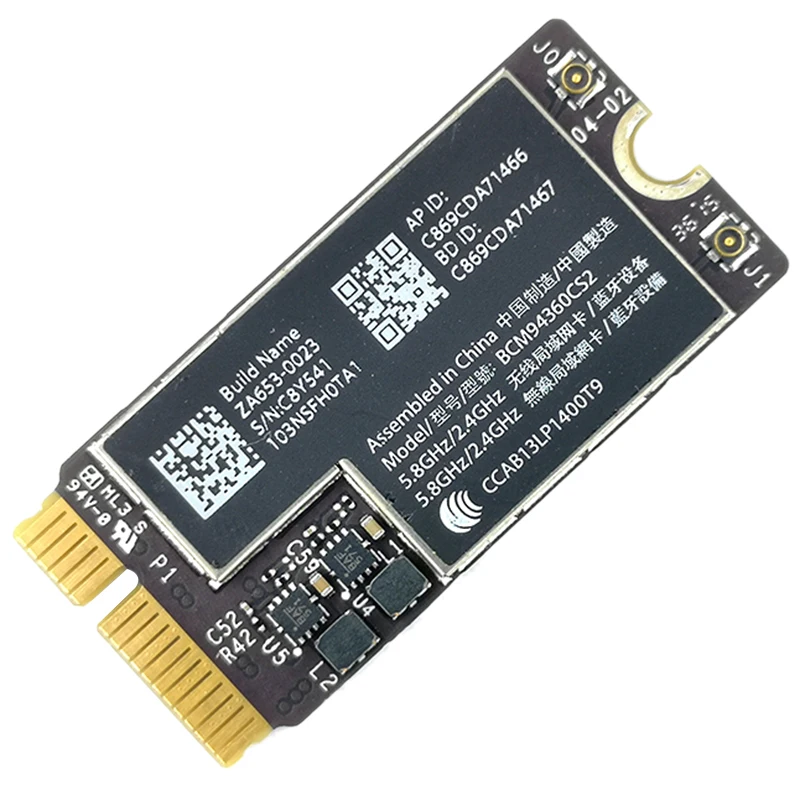Новый BCM94360CS2 беспроводной AC wifi Bluetooth BT 4 0 аэропорт 802.11Ac карта для Macbook Air 11 дюймов