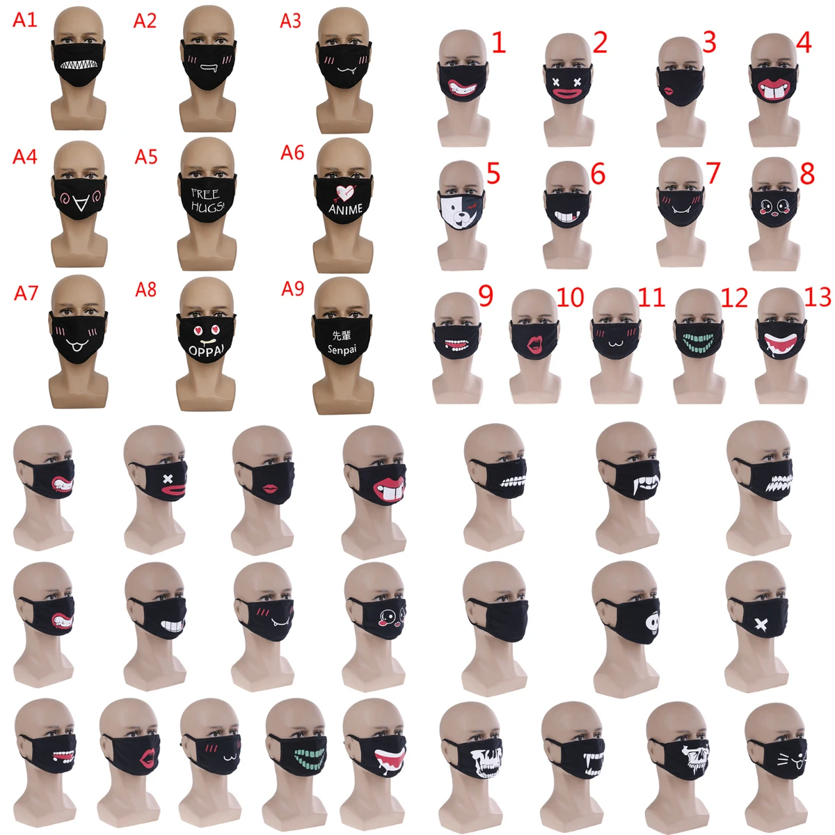 1 шт. маска для лица унисекс рта респиратор остановки загрязнения воздуха