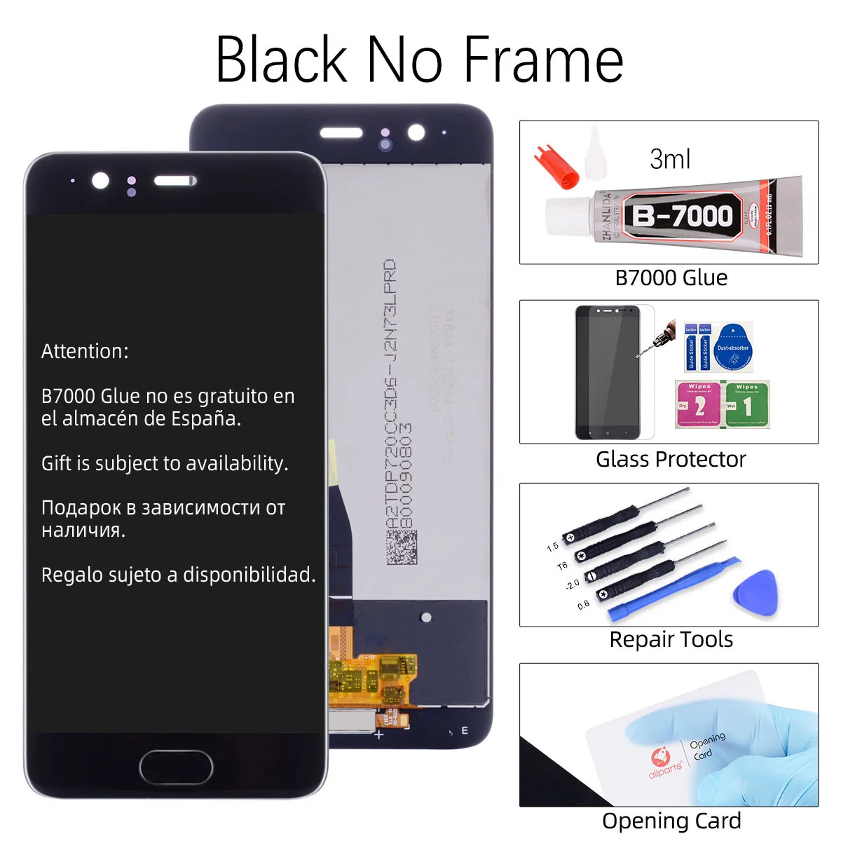 No Frame Black ЖК-дисплей для huawei P10, сенсорный экран, Замена для huawei P10, ЖК-дисплей с рамкой,, 5,1 '', VTR-L09, L10, L29 - Цвет: No Frame Black