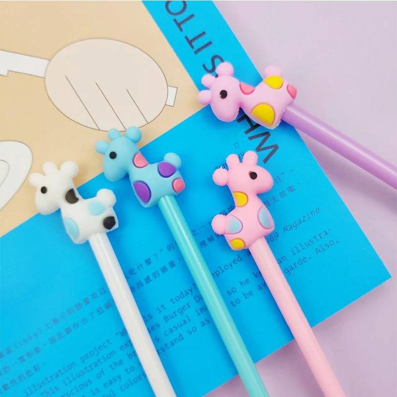 Кавайная Ручка гелевая ручка для творчества пятнистая с оленем прекрасная супер