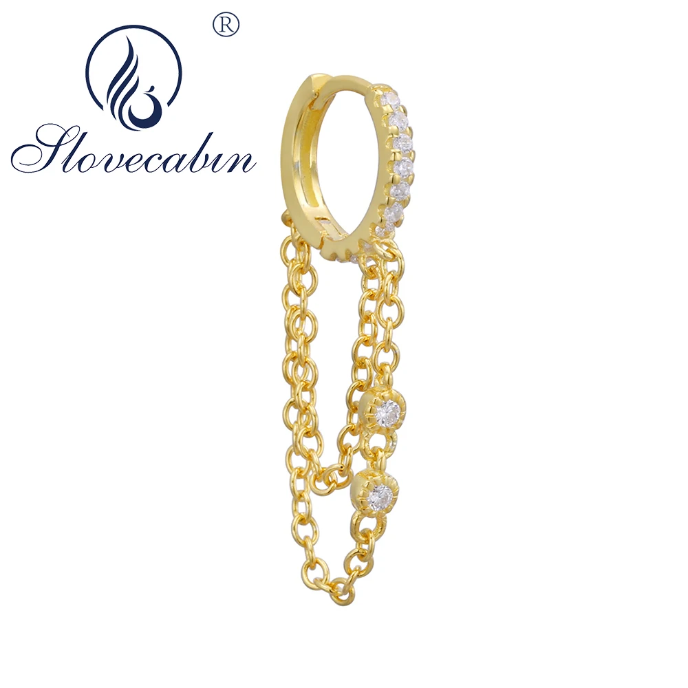 

Серьги-кольца женские из серебра 925 пробы, с кисточками и кристаллами