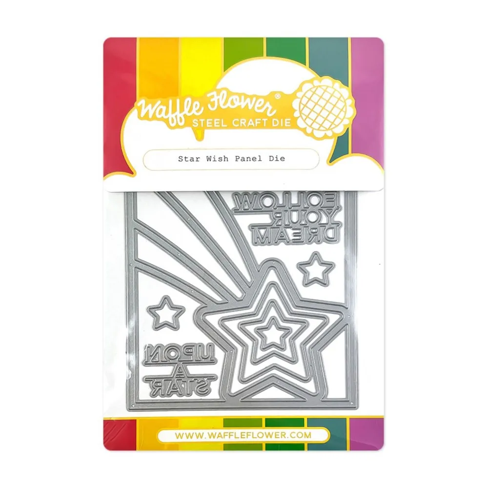 

Star Wish Panel 2021 Newest Scrapbook Diary Decoration Stencil Embossing Template Diy Greeting Card Handmade Metal Cutting Dies