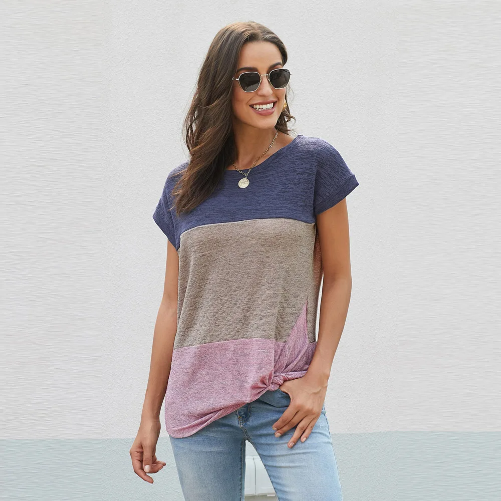 2020 Одежда для беременных пуловер с коротким рукавом свободный Стандартный Топ