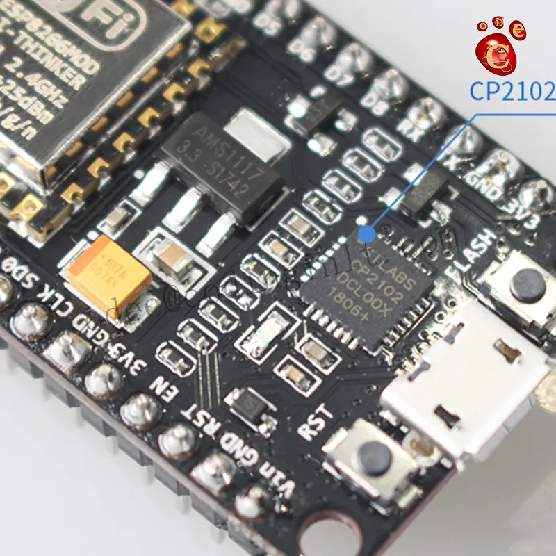 NodeMCU Lua WiFi тестовая плата на основе ESP8266 модуль Emc CP2102 Ai-Thinker ESP-12F | Электронные