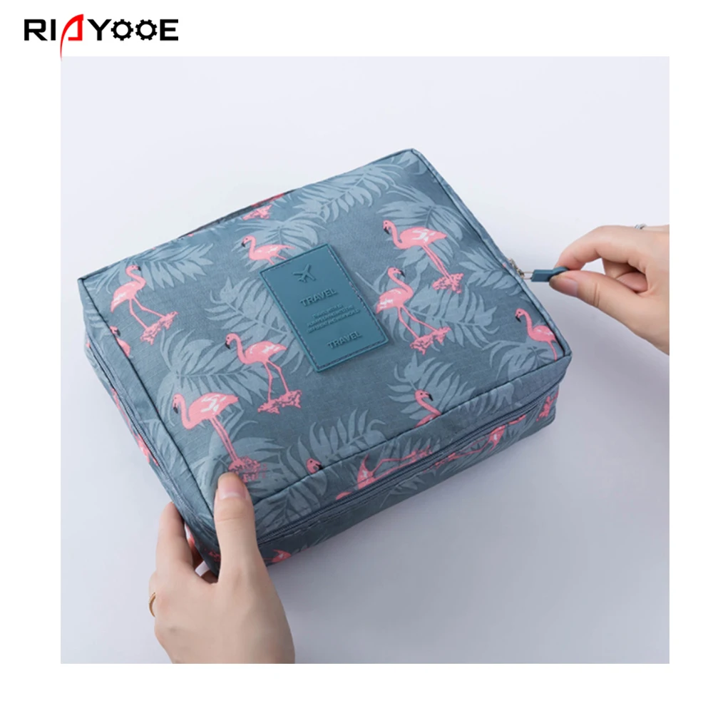 Riayoe сумка для макияжа девушек многофункциональная дорожная косметичка