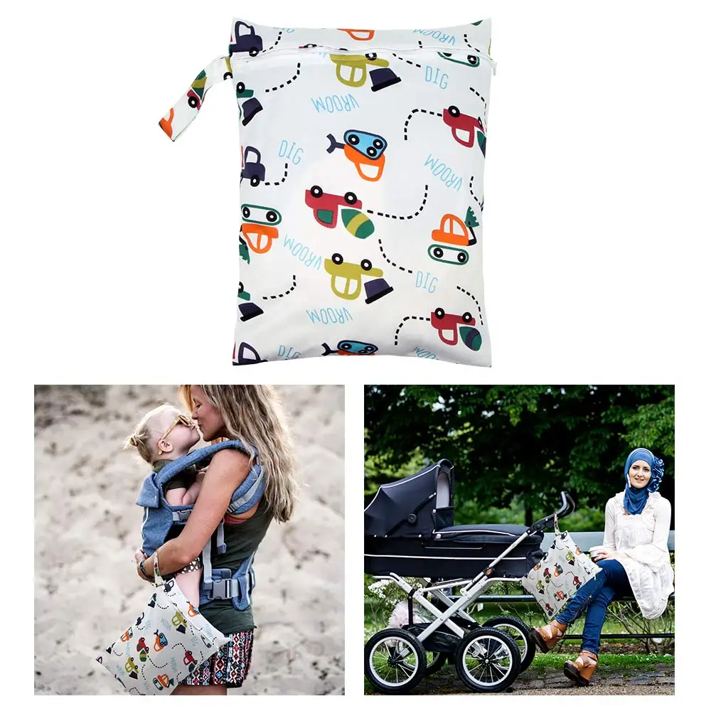 Сумки для подгузников младенцев дорожная влажная сухая сумка детской коляски