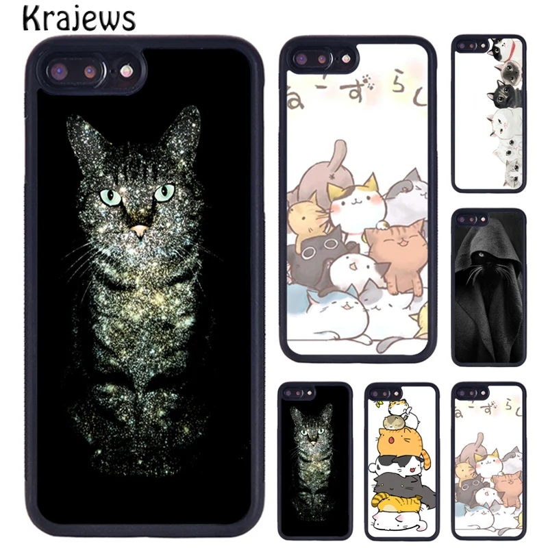 Чехол для телефона Kawaii Neko Cat чехол iPhone 5 6 S 7 8 Plus 11 12 Pro X XR XS Max Samsung Galaxy S6 S7 S8 S9 S10 |