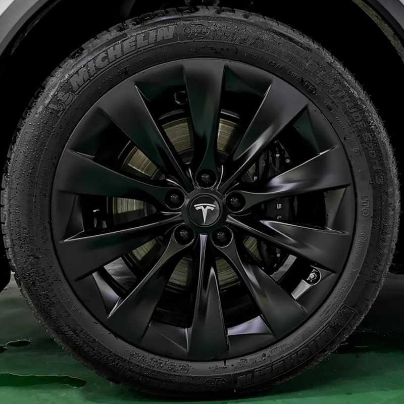 

For Tesla Model 3 S X Wheel Center Caps Hub Cover Screw Cap Kit Decorative Tires Cap Modification Accessories Car Emblem Badge