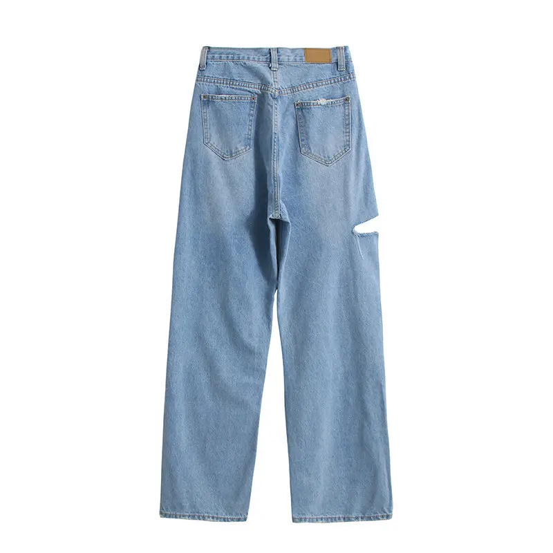 Джинсы для женщин бойфренд с завышенной талией 2021 джинсовые Свободные