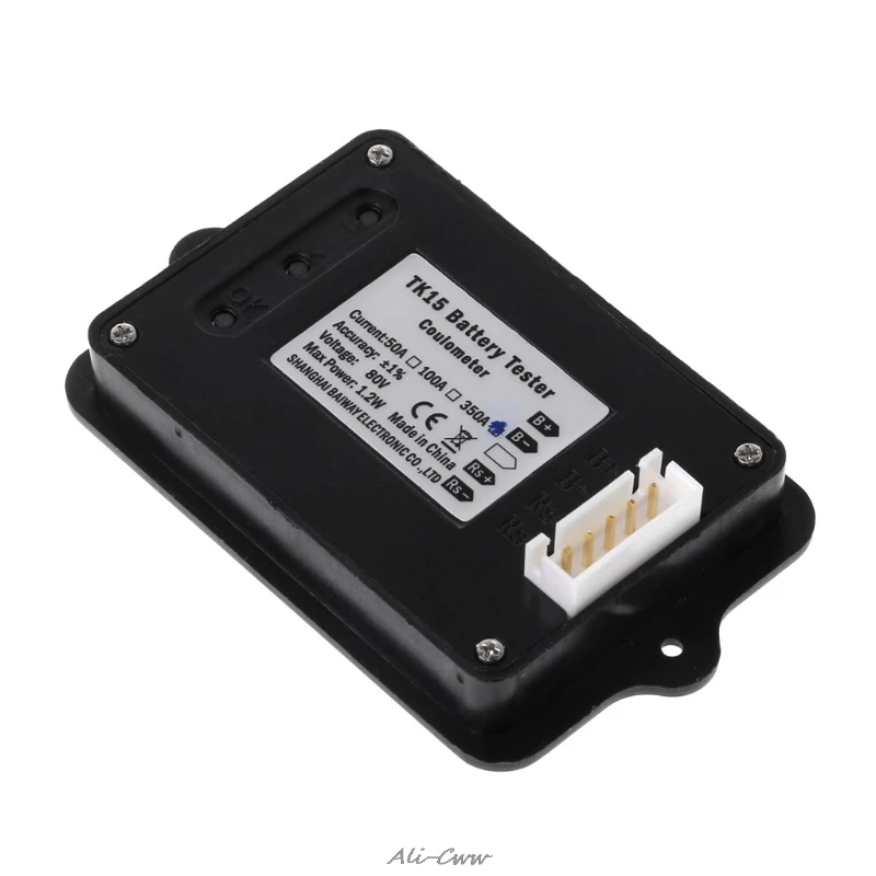 Прецизионный тестер аккумулятора TK15 80 в 350 А для счетчика Coulomb LiFePO с ЖК-дисплеем |