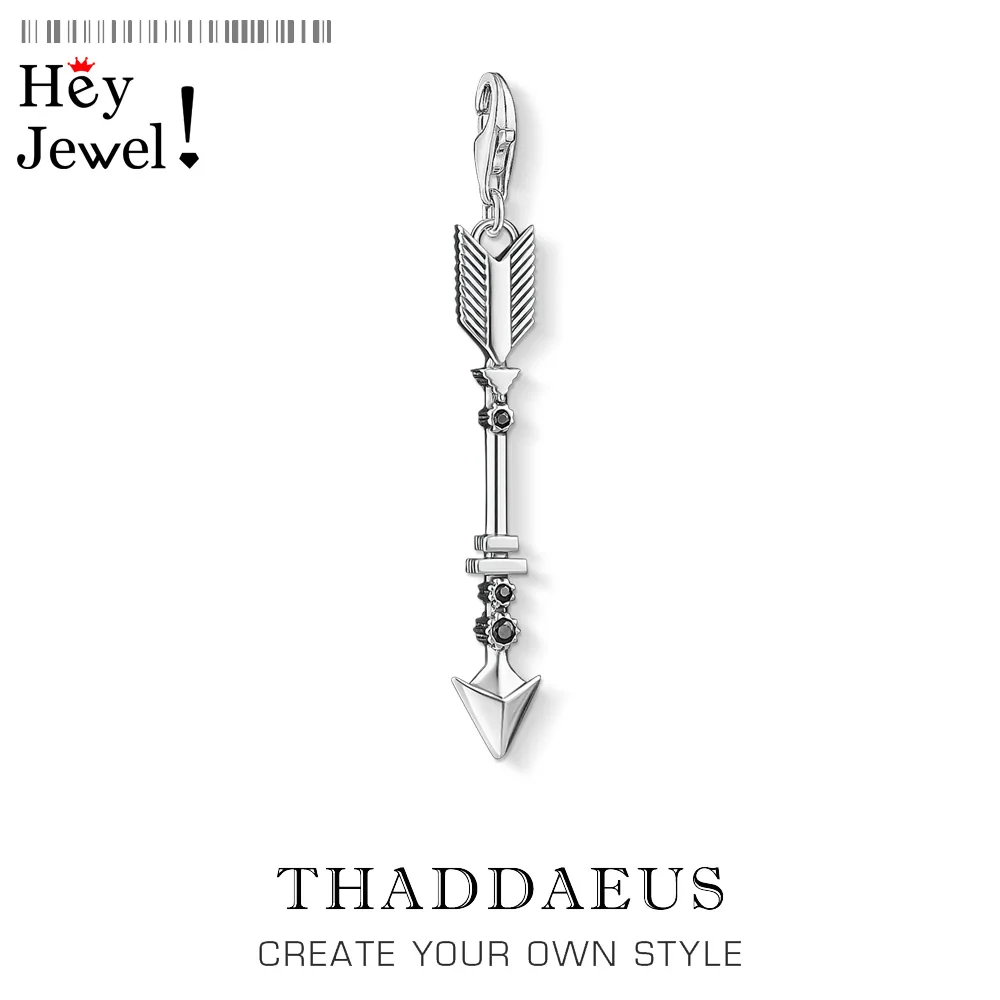 Женская и Мужская винтажная Подвеска со стрелой подвеска из стерлингового