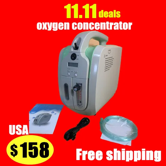 Портативный Медицинский регулируемый генератор кислорода концентратор машина мини удобный кислородный бар