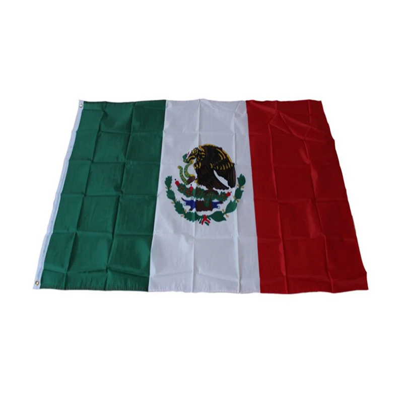 

3*5 FT Country Flag For Celebration，90*150 CM Mexico Double Stitched Banner