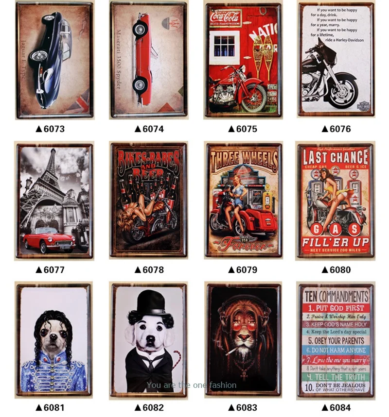 Потертая стена металлические жестяные знаки табличка забавный металлический