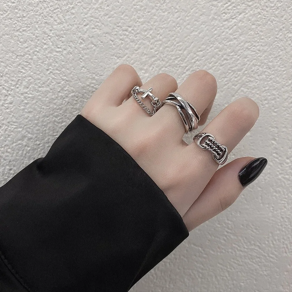 

korea Fashion Rings For Women Jewelry Simple Ring Cute Hiphop/Rock Rings Korea Fashion Mens Rings Jewelry Wholesale Bulk Unisex