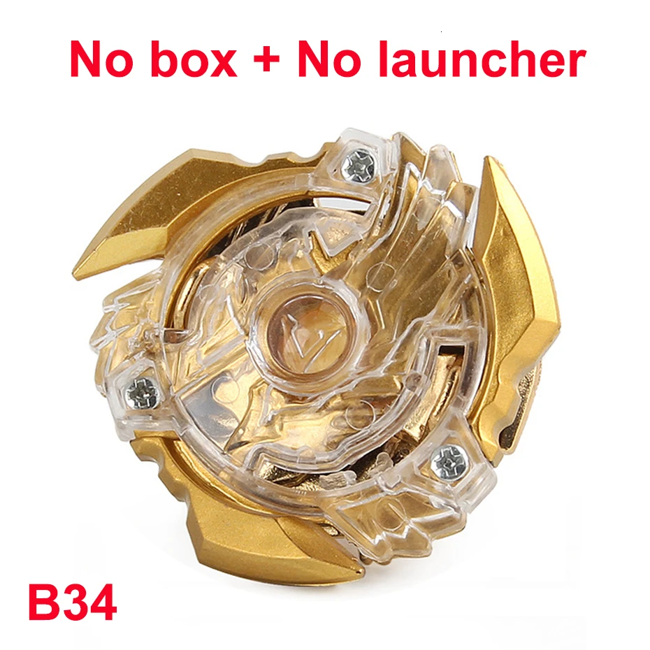 B34 No launcher Стиль топы Beyblade Burst металлическая коробка Beyblade Burst пусковая игрушка для детей мальчик - Цвет: B34 No launcher