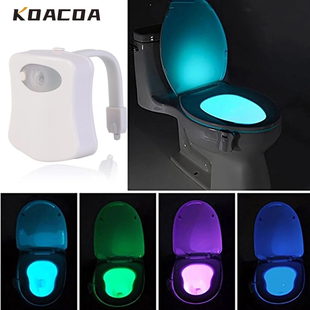 Смарт ночник для туалета с пассивным инфракрасным датчиком движения