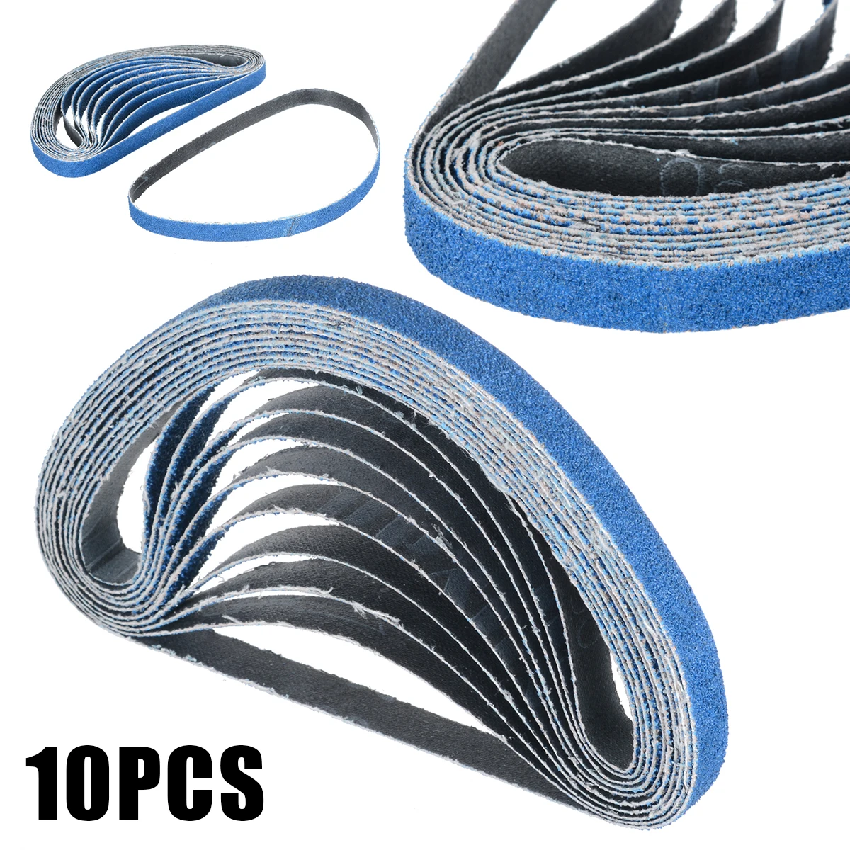 10 шт. 1/2 ''x18'' 40/60/80 Грит абразивные шлифовальные Ремни шлифовальный ленточно-шлифовальный станок аксессуары для волос, случайные 3 размера