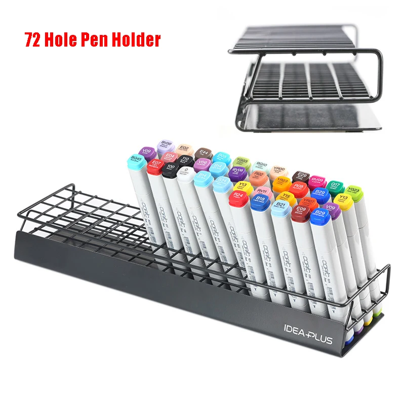 Держатель для маркера с 72 отверстиями металлическая подставка хранения