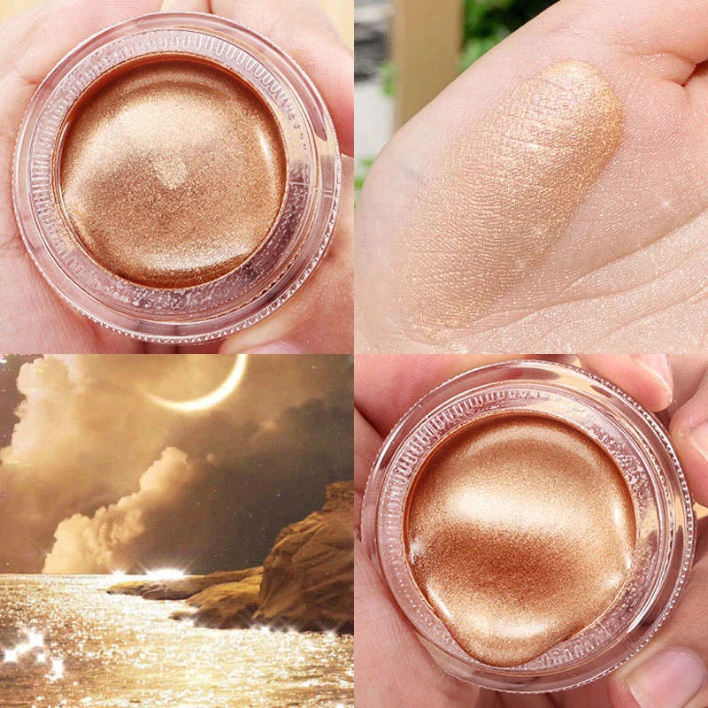 01 Жидкий хайлайтер Shimmer Glow Illuminator макияж Highlight Shine коричневый Осветляющий Желейный гель для лица крем с высокой зажигалкой - Цвет: 01