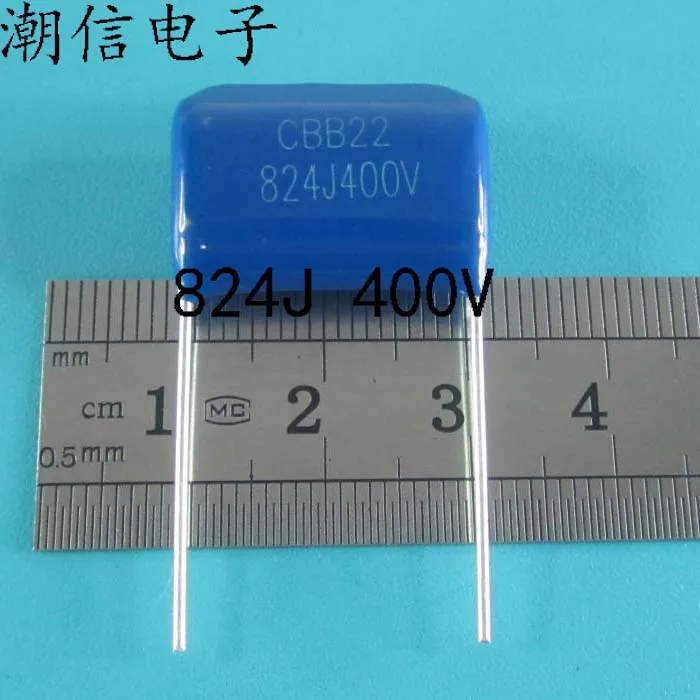 

10cps CBB22 824J 0.82UF 820NF 400V :20MM