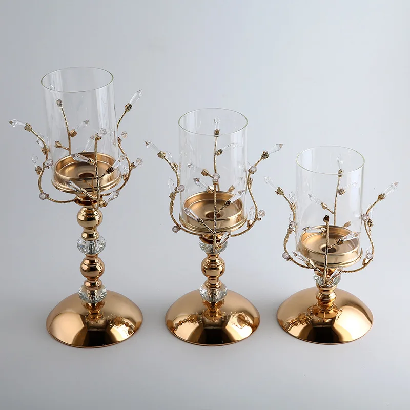 

New European creative candlesticks wedding wrought iron candlesticks produced from metal crafts decorative ornaments