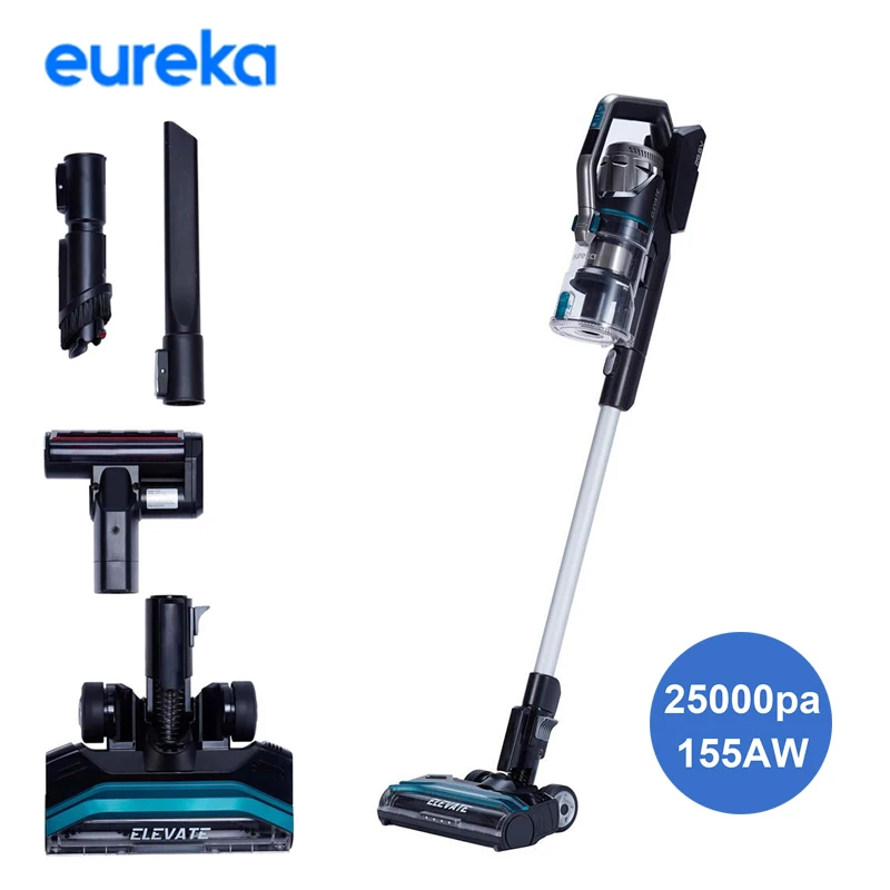 

Eureka H11 Handheld Wireless Vacuum Cleaner Portable Cordless 25Kpa, 155AW, 450W Dust Collector floor Carpet Cleaner, 8*2500 mAh